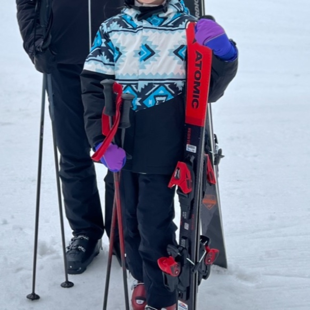 The North Face Kids Blue and Black Ski Jacket